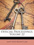 Official Proceedings, Volume 22