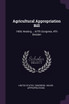 Agricultural Appropriation Bill