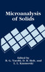 Microanalysis of Solids