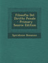 Filosofia Del Diritto Penale