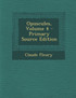 Opuscules, Volume 4