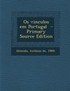 OS Vinculos Em Portugal - Primary Source Edition