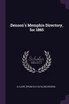 Denson's Memphis Directory, for 1865