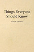 Things Everyone Should Know