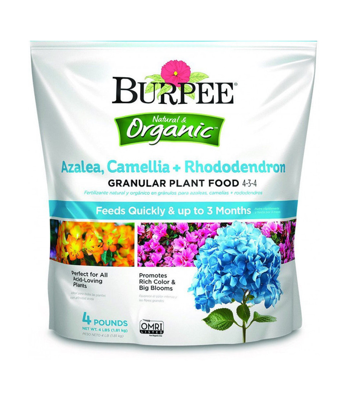 Burpee Organic Azalea, Camellia & Rhododendron Plant Food - Black Mountain  Supply