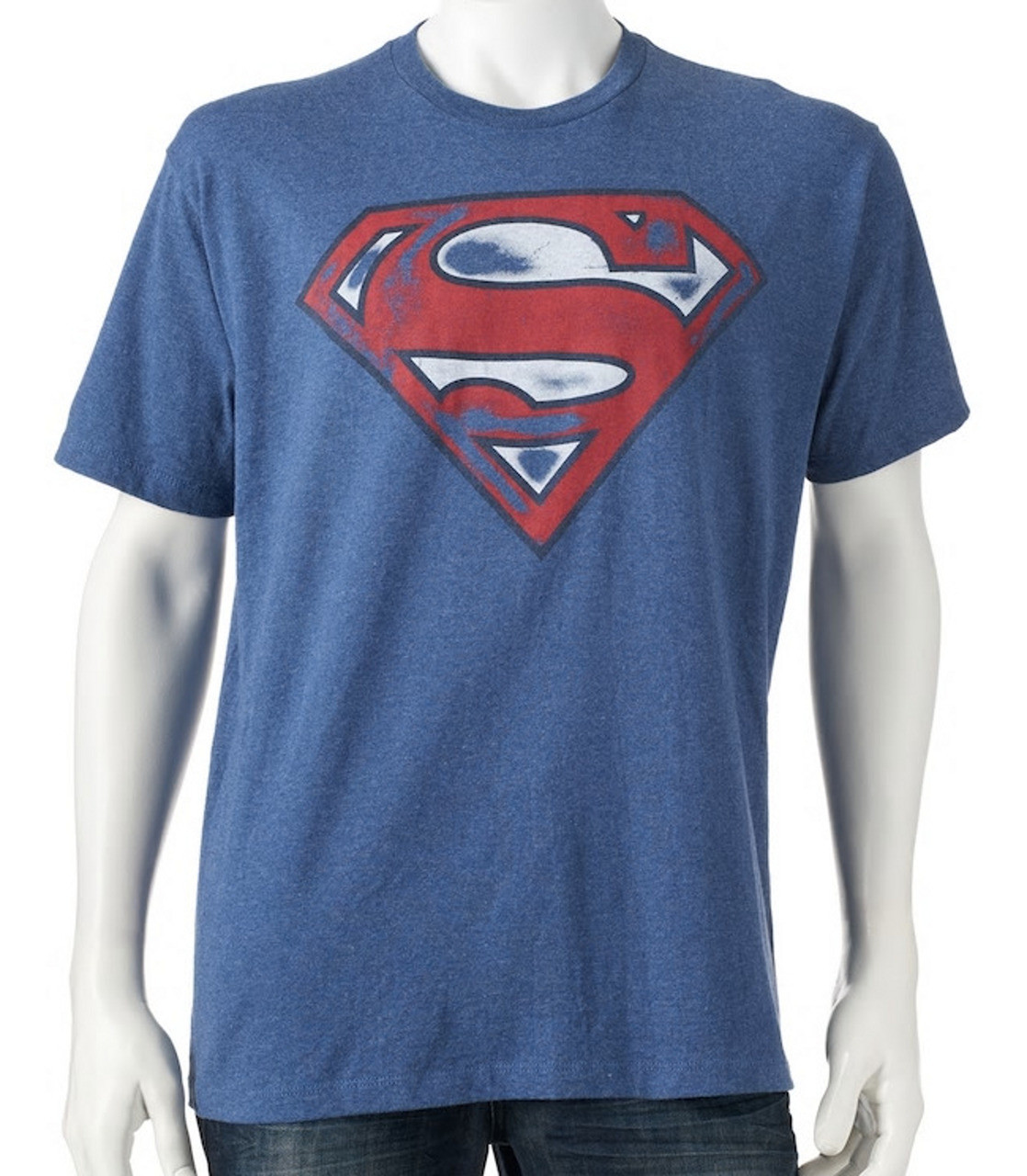 Stroomopwaarts Het hongersnood Men's DC Comics Superman Shield T-Shirt - Black Mountain Supply