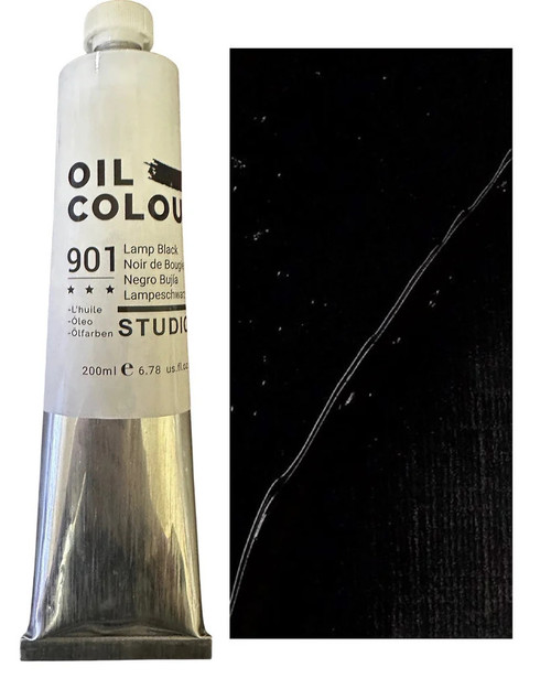 Artist Oil Paint Lamp Black #901 Artist Oil Paint Lamp Black #901