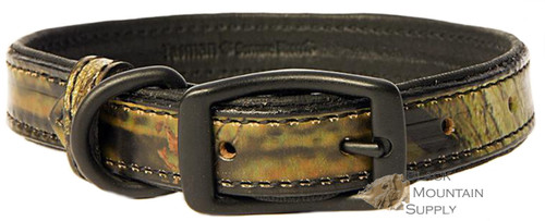 Real Tree Camo & Black Dog Collar