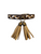 Mutt Nation Leather Dog Collar with Tassels, Small