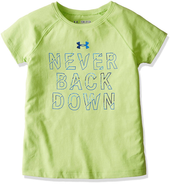 Girls' Never Back Down Heat Gear T-Shirt