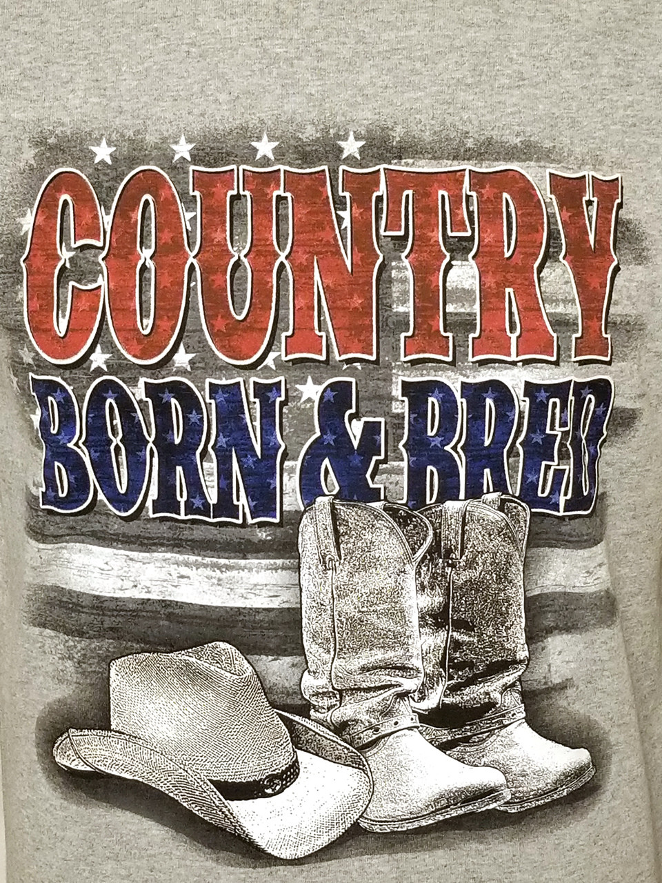 Men's Country Born and Bred T-Shirt - Black Mountain Supply