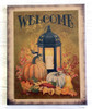 11X14 LANTERN/PUMPKIN WELCOM