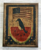 8X10 PATRIOTIC CROW & WATERMEL