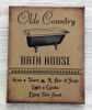 8X10 OLDE COUNTRY BATH HOUSE