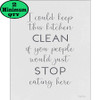 CLEAN KITCHEN 8X10