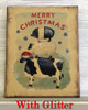 8X10 MERRY CHRISTMAS ANIMAL ST