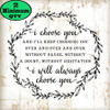 I CHOOSE YOU 12X12