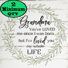 GRANDMA LOVE 12X12