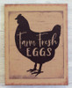 11X14 BW FARM FRESH EGGS