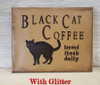 8X10 Black Cat Coffee