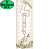 Hey Fall Pumpkin 12X36