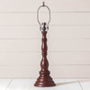 Davenport Wood Table Lamp Base in Rustic Red