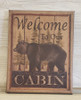 8X10 Bear Cabin