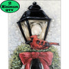 Christmas Cardinal Light Post 8x10