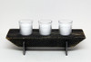 RUSTIC 3 CANDLE HOLDER MIDNIGH