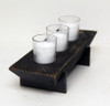 RUSTIC 3 CANDLE HOLDER MIDNIGH