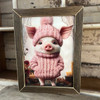 Sweater Weather Pig 12X16