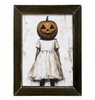 White Pumpkin Head 12x16