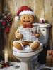 Gingerbread Bathroom 12x16