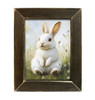 Sitting White Bunny 8x10