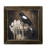 Vintage Magpie and Pearls 12x12