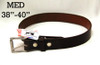 1 1/2" Plain Work Belt Med- Brown