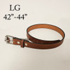 1 1/2 Plain Work Belt Large- Chestnut