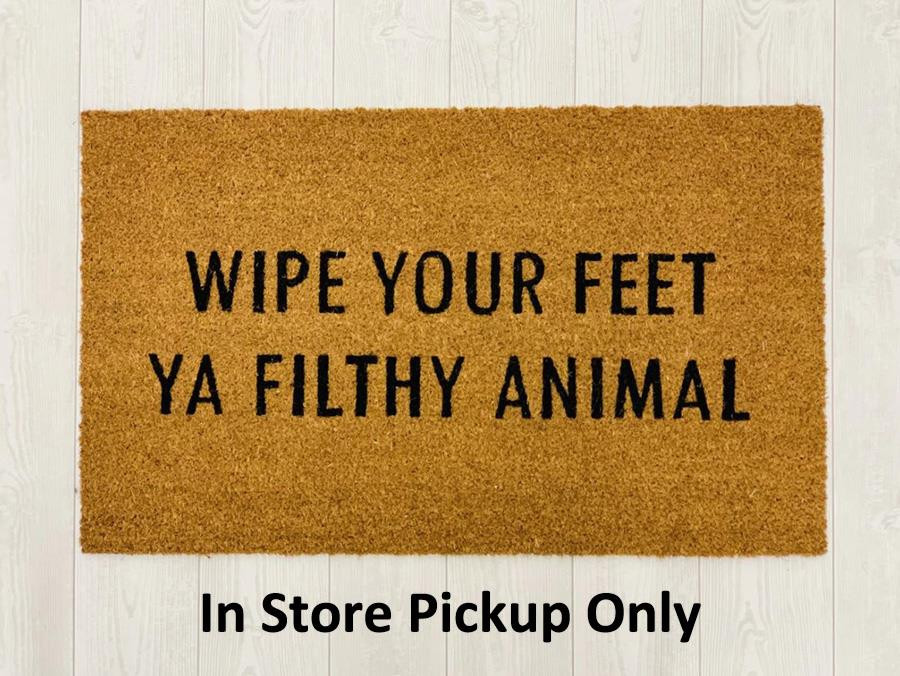 WIPE FEET MAT