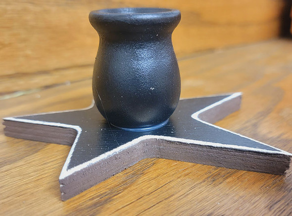 Wood Star/Cup Black