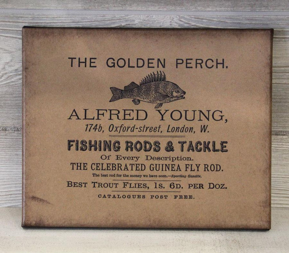 8X10 GOLDEN PERCH