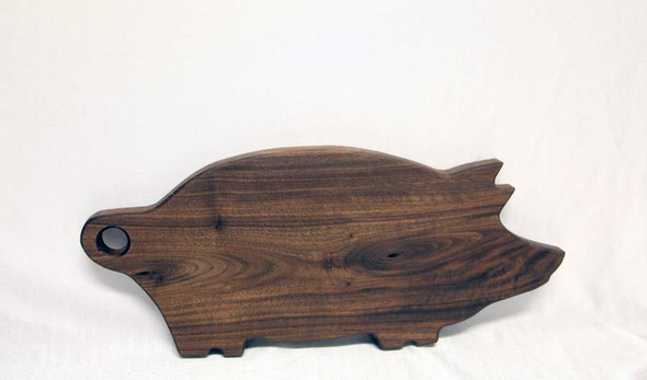 SM PIGGY CHEESE BOARD WALNUT