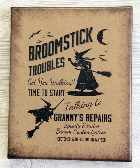 8X10 BROOMSTICK TROUBLES