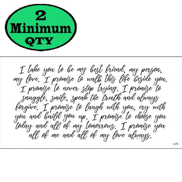 MY VOW 16X30