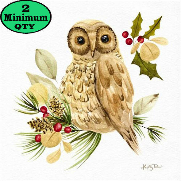 Christmas Owl 12X12