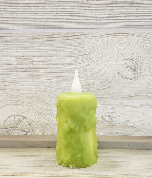 Hand Waxed Apple Green 3" Votive