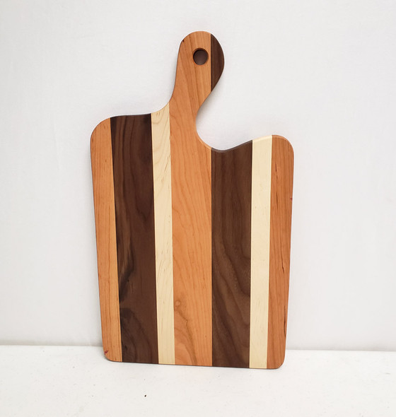 Charcuterie Board Curved Handle Triple