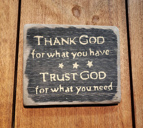 Thank God For What You..