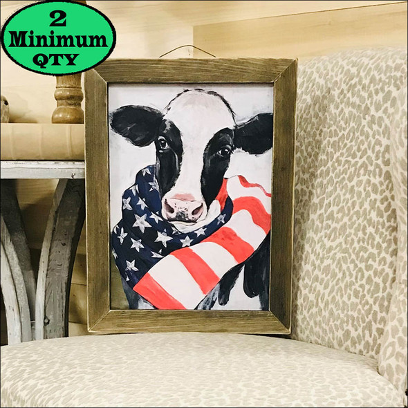 All American Cow 12X16