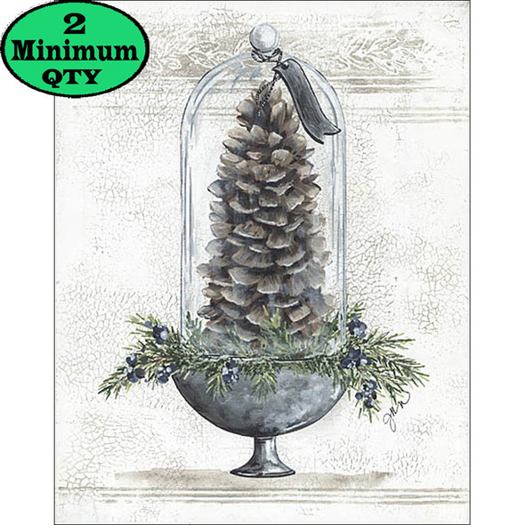 Preserved Pine Cone 12X16