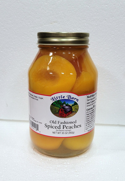 Old Fashioned Spiced Peaches